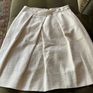 Linen cotton blend skirt by classique entier size 10